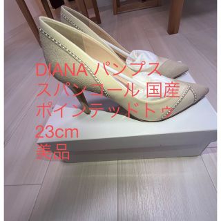 ダイアナ(DIANA)のDIANA ダイアナ パンプス スパンコール 国産 ポインテッドトゥ(ハイヒール/パンプス)