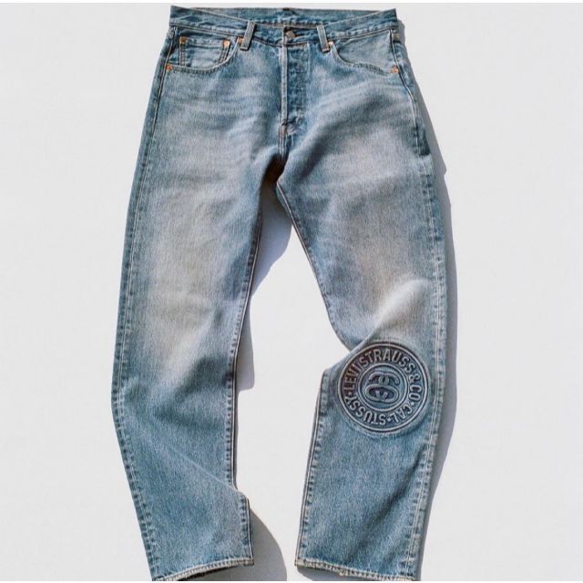 STUSSY(ステューシー)のSTUSSY & LEVI'S EMBOSSED 501 JEAN 30 メンズのパンツ(デニム/ジーンズ)の商品写真