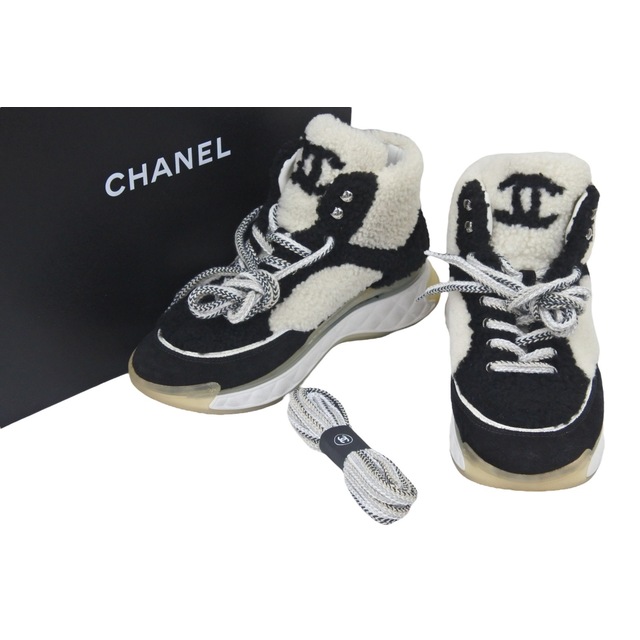 美品CHANEL スニーカー　ココマーク　37サイズ