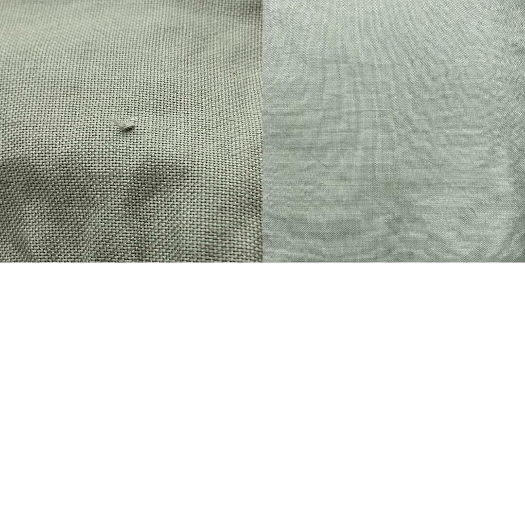 Drachien チロリアン シャツ 花 植物 刺繍  ロングスリーブ 長袖 サイズ：XL  モスグリーン系古着 【中古】 メンズのトップス(シャツ)の商品写真