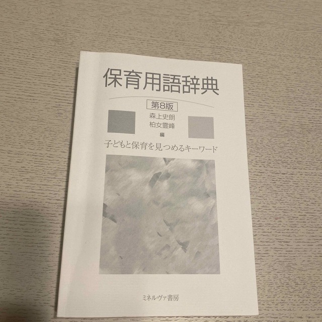 保育用語辞典 エンタメ/ホビーの本(資格/検定)の商品写真