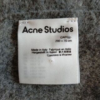 Acne Studios - アクネステューディオス 大判マフラー ストール ピンク
