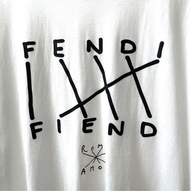 FENDI(フェンディ)爽やか白Tシャツ【男女兼用可】Sサイズ