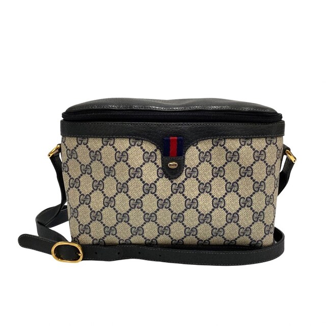 特別セール品】 袋付 レア 美品 - Gucci GUCCI 83159 ネイビー