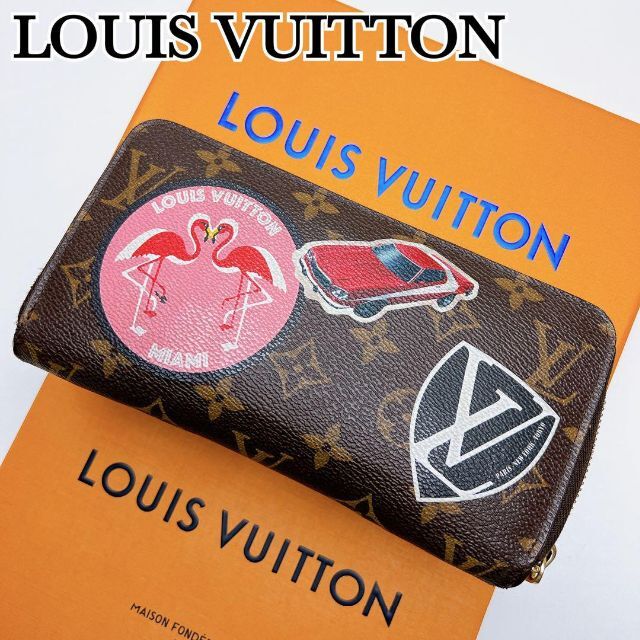 LOUIS VUITTON - 希少品 LOUIS VITTON ルイヴィトン 長財布 モノグラム ステッカー