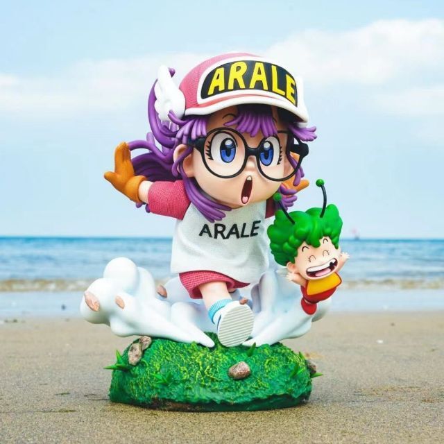 ポリレジンPUサイズDr.スランプ アラレちゃん 走る ガレージキット 塗装済み完成品 フィギュア