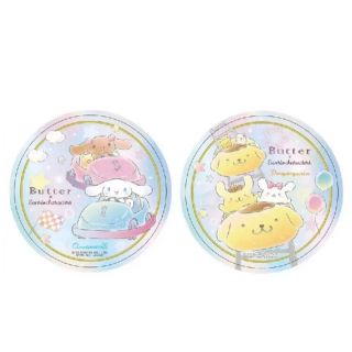 butter サンリオ　Sanrio コースター ポムポムプリン　シナモンロール(キャラクターグッズ)