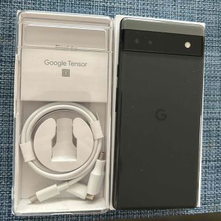 グーグルピクセル(Google Pixel)のGoogle pixel6a 128GB black ブラック　オマケ付き(スマートフォン本体)