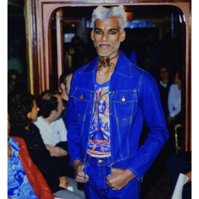 人気のファッションブランド！ GAULTIER Jean-Paul ジャンポールゴルチエ シヴァ ヒンドゥー チュール パワーネット Tシャツ +カットソー(七分+長袖)
