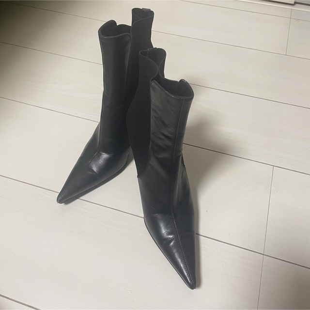DOLCEu0026GABBANA ドルガバ　ショートブーツ ブーティー 黒　イタリア製のサムネイル