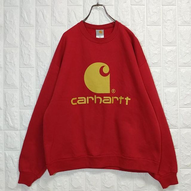 carhartt(カーハート)のカーハート スウェット トレーナー デカロゴ ゆるダボ ビッグロゴ メンズのトップス(スウェット)の商品写真