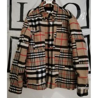 バーバリー(BURBERRY)のBURBERRY　バーバリー　メンズ　コート　ジャケット　ブルゾン　チェック(ピーコート)