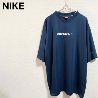 ナイキ(NIKE)のNIKE Tシャツ メンズXXL 紺色 刺繍ロゴ ビッグシルエット 00s(Tシャツ/カットソー(半袖/袖なし))