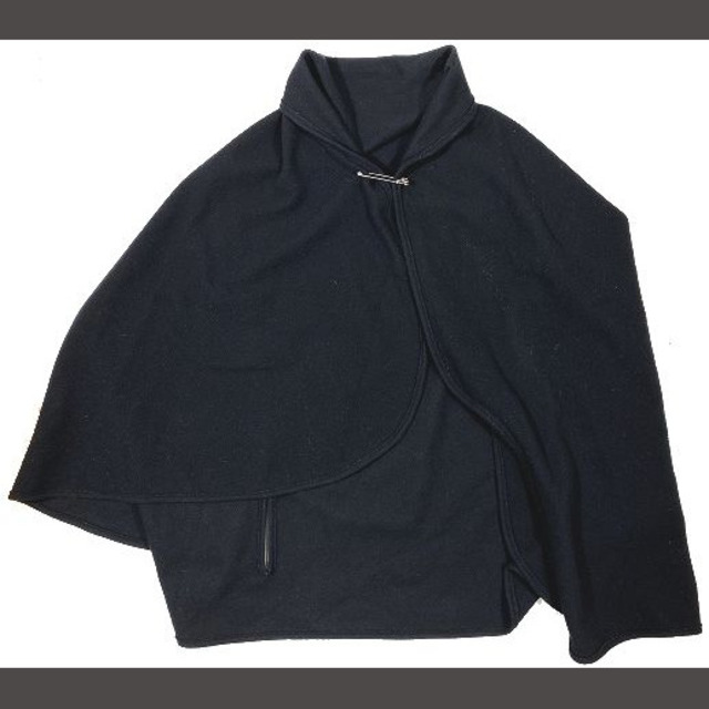 16AW ワイズ ヨウジヤマモト ウール 変形 アシンメトリー ポンチョ