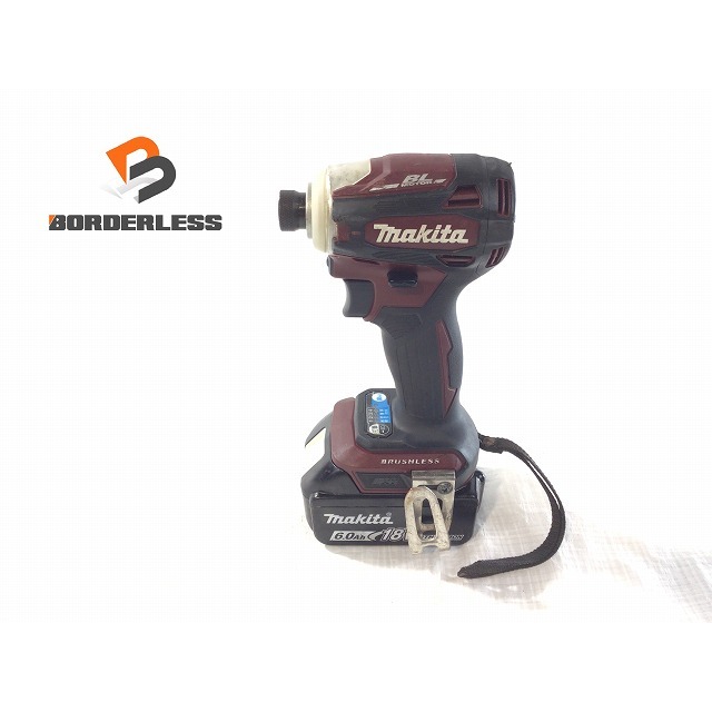 ☆比較的綺麗です☆ makita マキタ 18V 充電式インパクトドライバ TD172D バッテリー1個(BL1860B)付き 67417