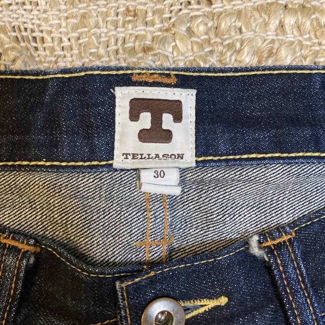 【２色セット】TELLASON ストレートデニムパンツ