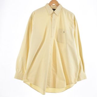 ラルフローレン(Ralph Lauren)の古着 ラルフローレン Ralph Lauren BIG SHIRT オックスフォード 長袖 ボタンダウンシャツ メンズXXL /eaa312843(シャツ)