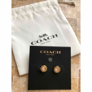 コーチ(COACH)のCOACH コーチ ピアス オープン サークル ゴールド(ピアス)