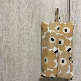 マリメッコ(marimekko)のハンドメイド　ボックスティッシュカバー　北欧　完売カラー(その他)