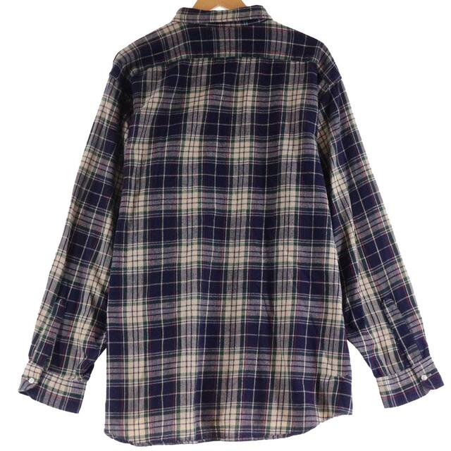 L.L.Bean - 古着 90年代 エルエルビーン L.L.Bean チェック柄 長袖