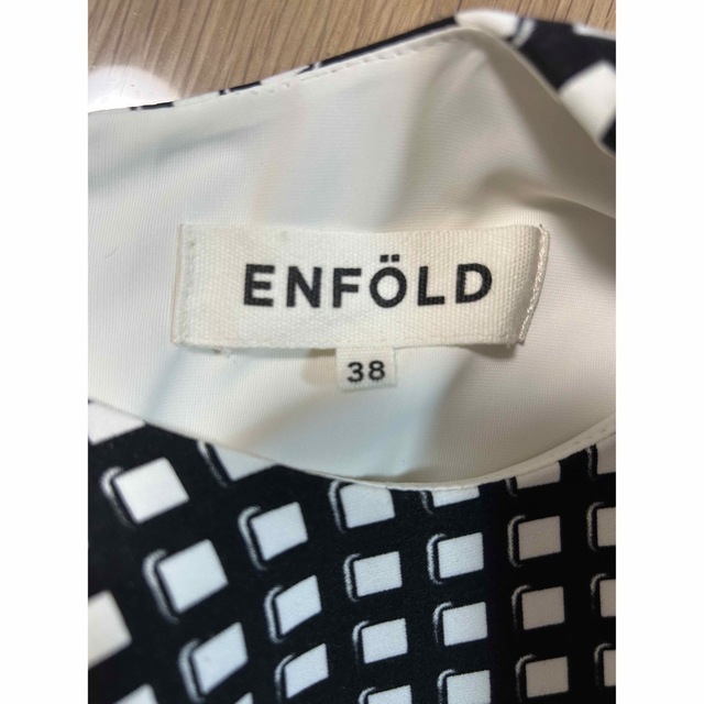 ENFOLD   エンフォルド　コクーンワンピース　38サイズ   美品