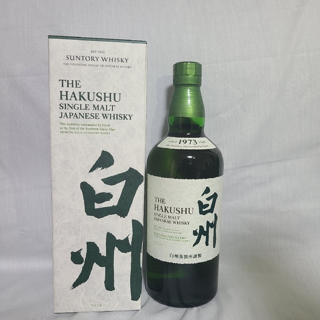 箱付き】 箱付き 白州 NV サントリー シングルモルトウイスキー 700ml-