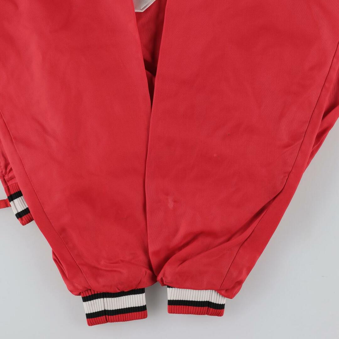古着 スターター Starter NHL DETROIT RED WINGS デトロイトレッドウィングス Vネック ウォームアッププルオーバー メンズL /eaa314395