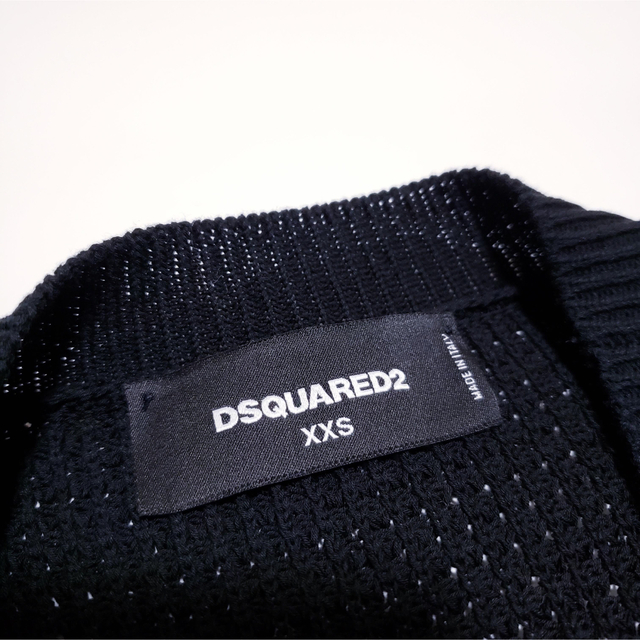 DSQUARED2 ディースクエアード タイアップセーター ワンピース ブラック