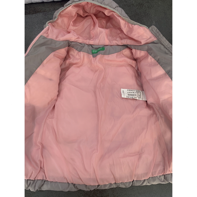 BENETTON(ベネトン)のベネトン　ダウンコート2枚セット キッズ/ベビー/マタニティのキッズ服女の子用(90cm~)(コート)の商品写真