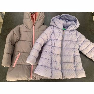 ベネトン(BENETTON)のベネトン　ダウンコート2枚セット(コート)