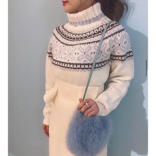 deicy♡ルミネ新宿店限定ケーブルmixポンポンニット