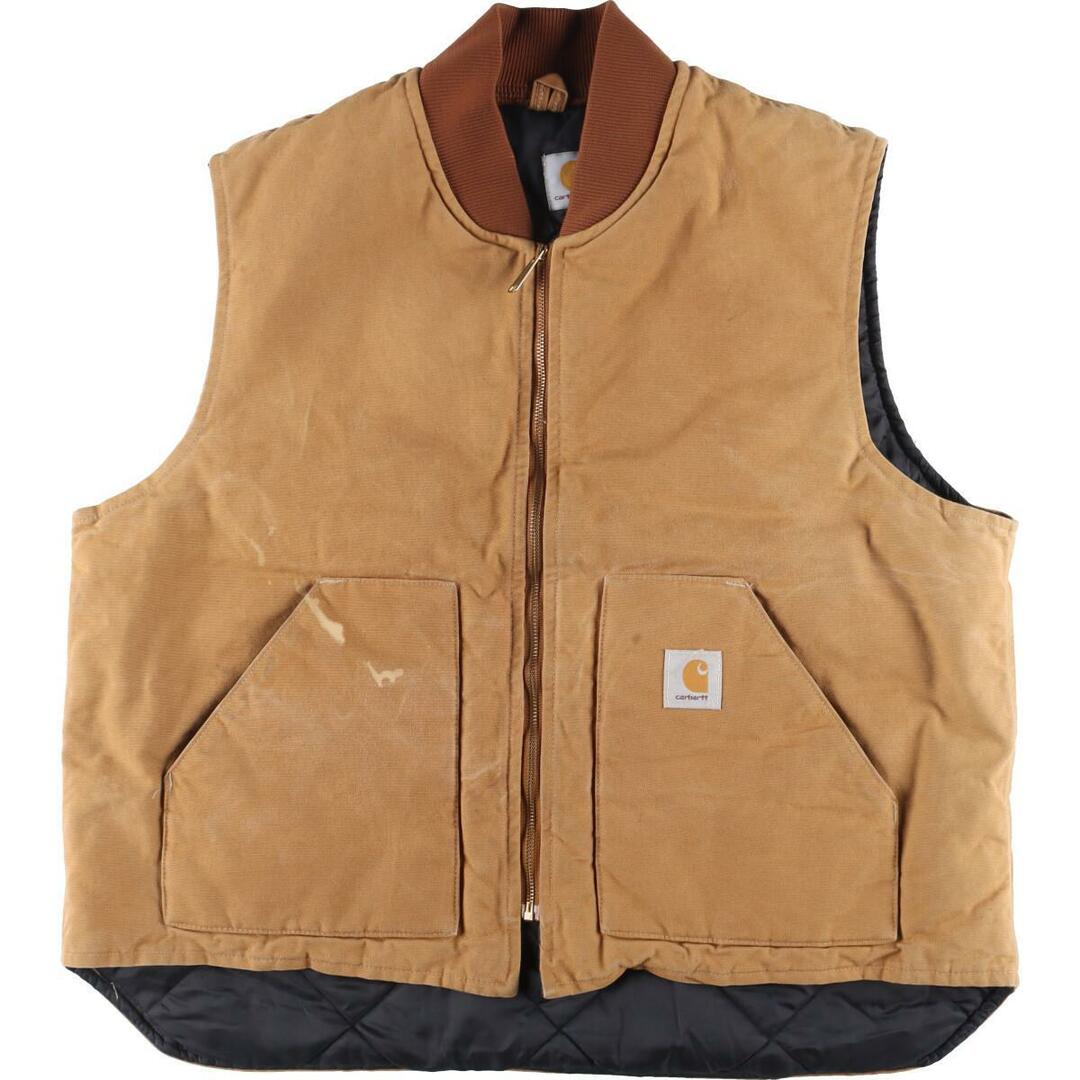 carhartt - 古着 カーハート Carhartt ダック地ベスト メンズXXL
