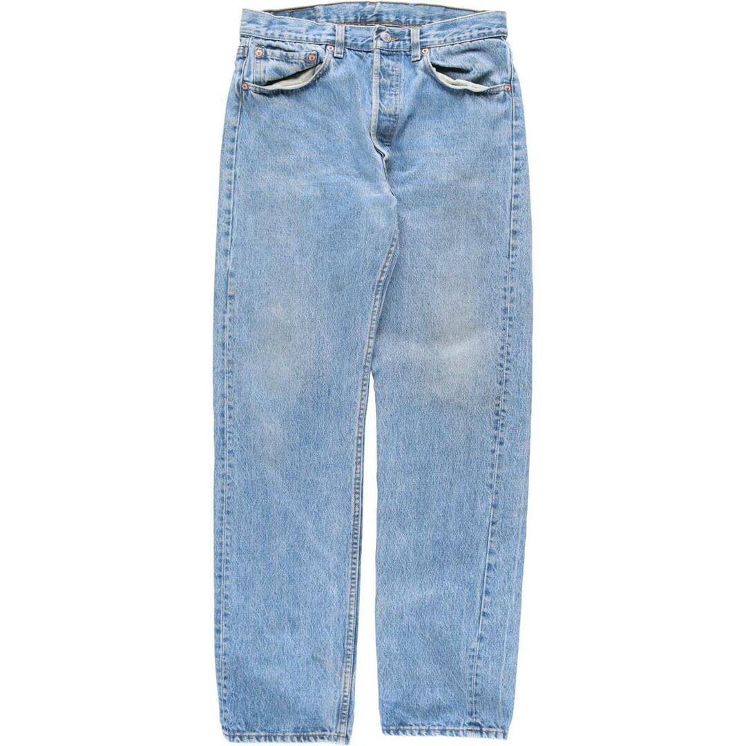 28cm股下90年代 リーバイス Levi's リーバイス501 ジーンズ ストレートデニムパンツ USA製 メンズw31 ヴィンテージ /eaa316042