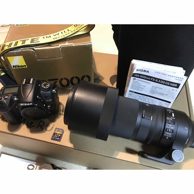 Nikon(ニコン)の週末限定値引き　Nikon D7000＋SIGMA150-600 スマホ/家電/カメラのカメラ(レンズ(ズーム))の商品写真