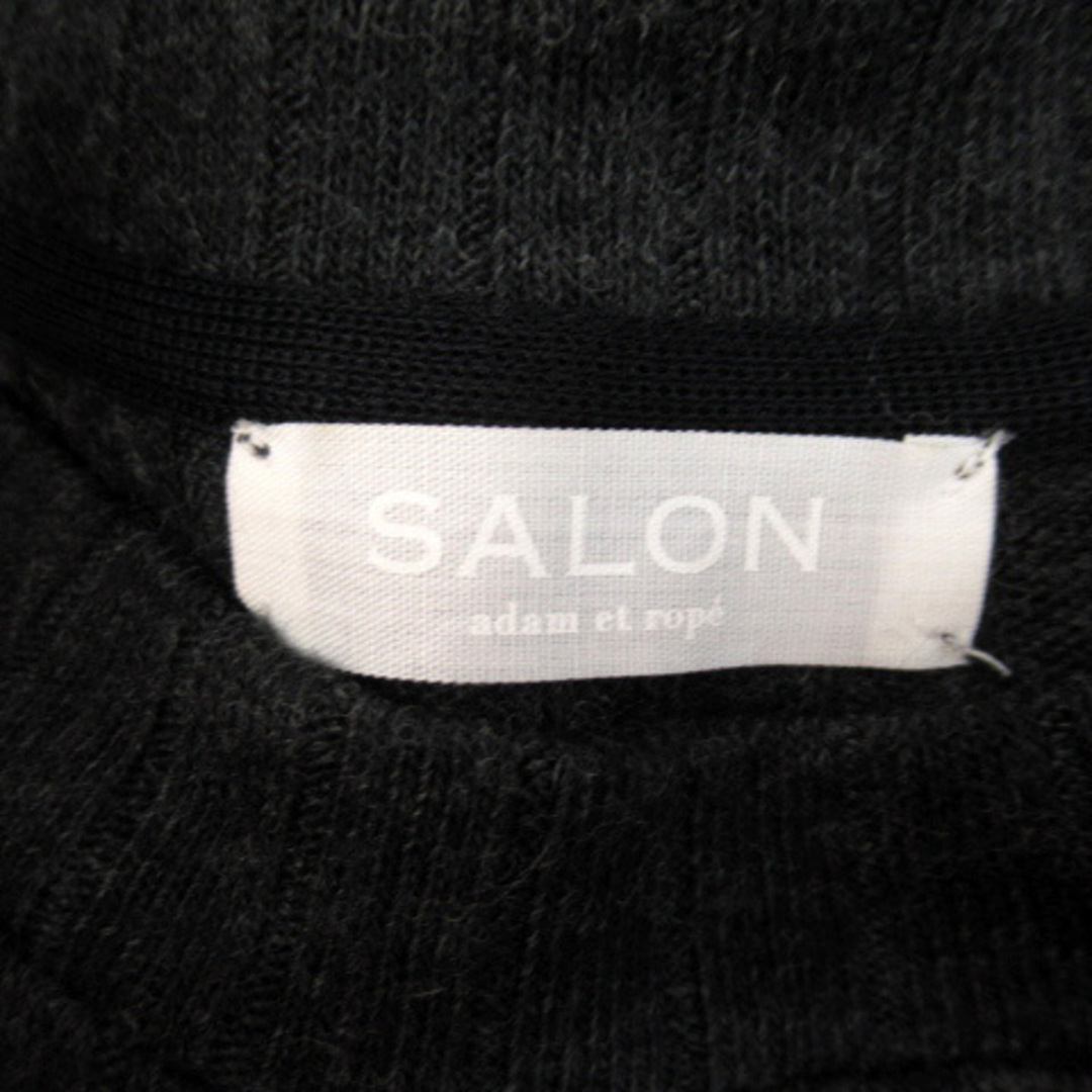 Adam et Rope'(アダムエロぺ)のアダムエロペ SALON ワンピース ミモレ丈 長袖 F チャコールグレー レディースのワンピース(ひざ丈ワンピース)の商品写真