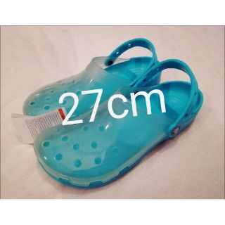 クロックス(crocs)の5【激レア】新品タグ付 スケルトン クロックス メンズ レディース 27cm(サンダル)