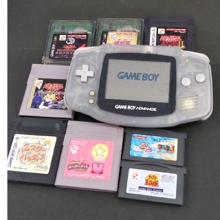 ゲームボーイアドバンス本体 カセット8本箱説明書あり セット販売