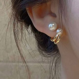 ピアス パール ゴールド(ピアス)