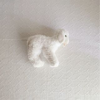 シュタイフ(Steiff)の* vintage stuffed lamb ❀** フワフワひつじさん(ぬいぐるみ)