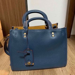 COACH コーチ ローグ ハンドバッグ トートバッグ　2way  馬車金具