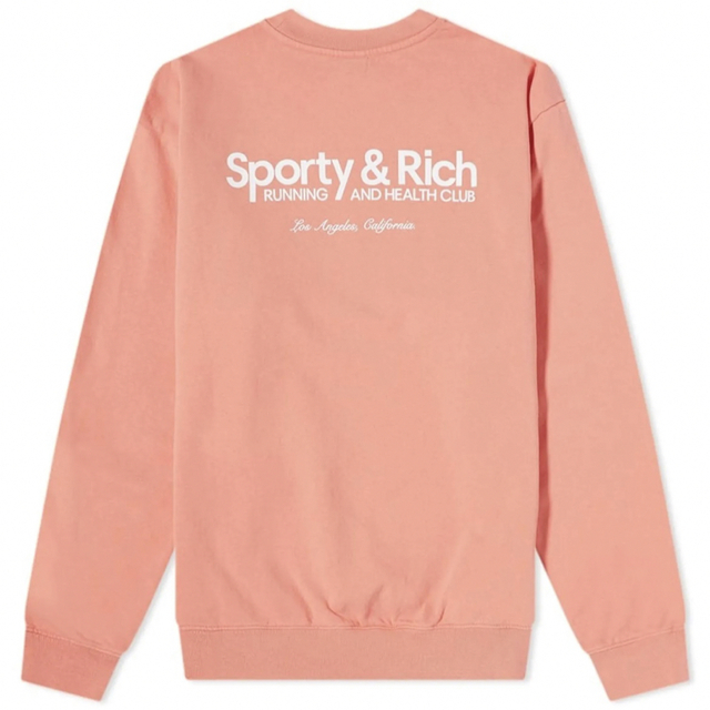 Sporty and Rich ロゴスウェット オレンジ 美品