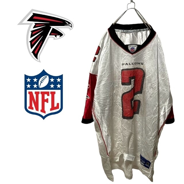 【Reebok】NFL Atlanta Falcons ゲームシャツ A-435
