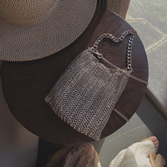 ショルダーバッグ【Ameri  VINTAGE】HEAVY CHAIN MESH BAG