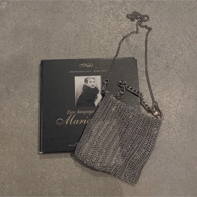 【Ameri VINTAGE】HEAVY CHAIN MESH BAG 5