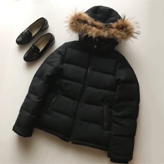 トラディショナルウェザーウェア(TRADITIONAL WEATHERWEAR)の美品♡定価5万 Stormseal 3wayウールショートダウンジャケット 34(ダウンジャケット)