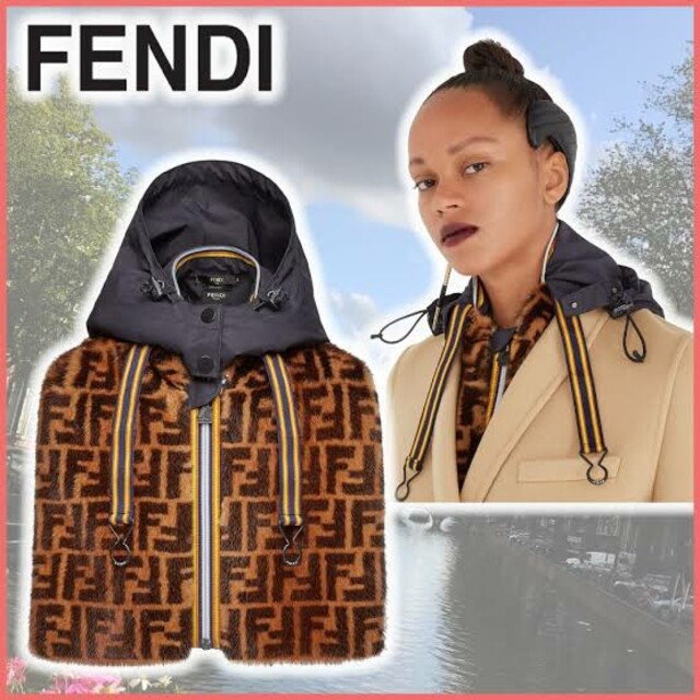 超人気の FENDI - 正規品 超希少 コラボ限定品 フードと紐しまえます 毛皮+ファーコート 超人気の FENDI - 正規品 超希少 コラボ限定品 フードと紐しまえます 毛皮+ファーコート
