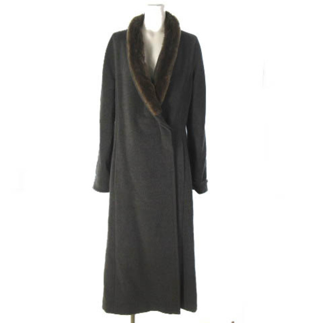 Max Mara - マックスマーラ 白タグ ロングコート ファー 2WAY ショール