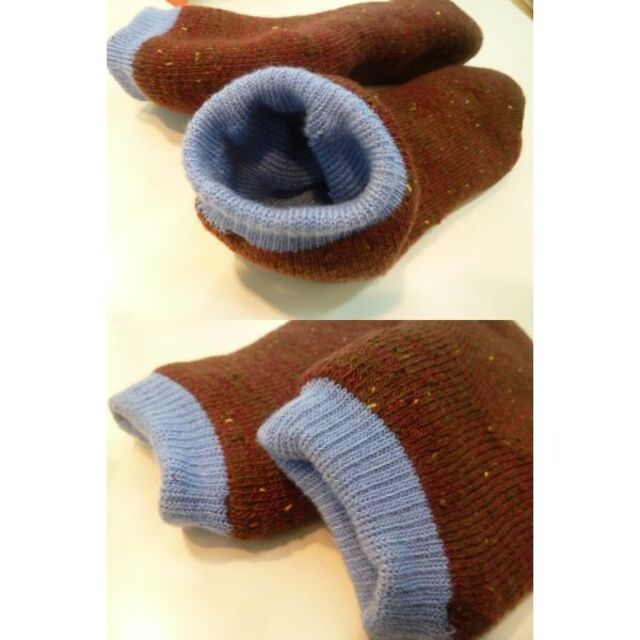 fukuske(フクスケ)の満ま）24-26）赤茶）アンクルソックス靴下パイル編み厚手暖か73011福助満足 メンズのレッグウェア(ソックス)の商品写真