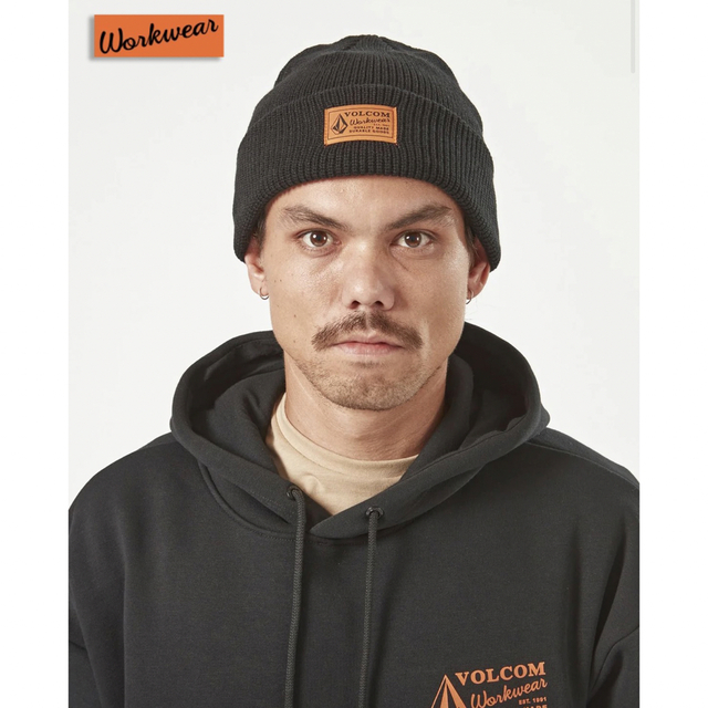 volcom(ボルコム)のVOLCOM WORKWEAR BEANIE  メンズの帽子(ニット帽/ビーニー)の商品写真