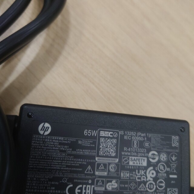 HP ヒューレットパッカード ACアダプターTPN-CA16 高級品市場 9310円